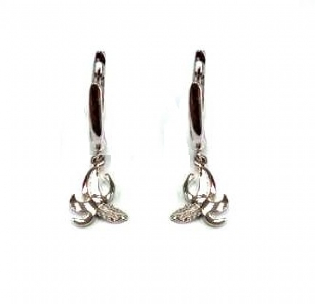 Серьги 5252272 (Ag 925) Серебряные грани, ювелирная компания