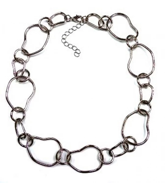 Колье КлЛП002 (Ювелирный сплав) Серебряные грани, ювелирная компания