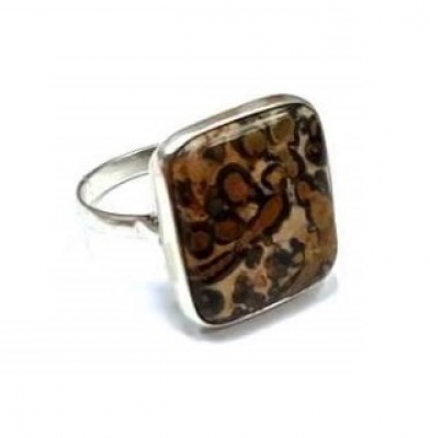 Кольцо к1450Яшмп (Ag 925) Серебряные грани, ювелирная компания