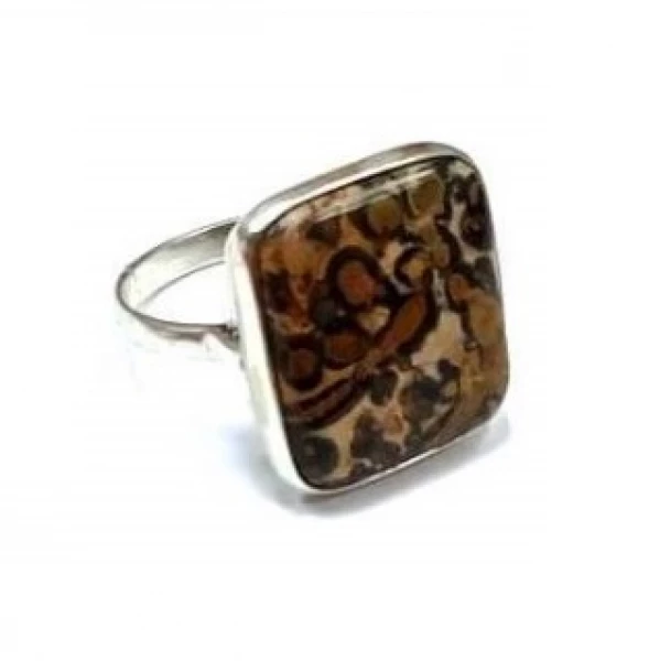 Кольцо к1450Яшмп (Ag 925) Серебряные грани, ювелирная компания