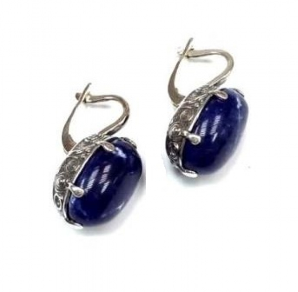 Серьги 77091сод (Ag 925) Серебряные грани, ювелирная компания