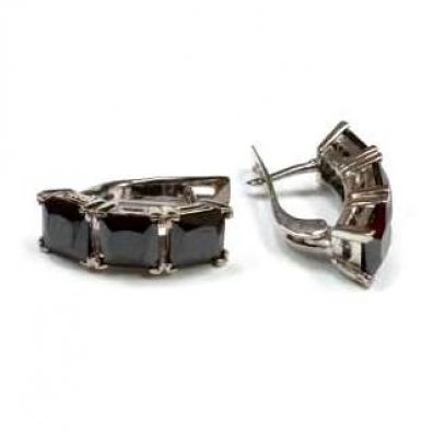 Серьги 2152н.шп (Ag 925) Серебряные грани, ювелирная компания