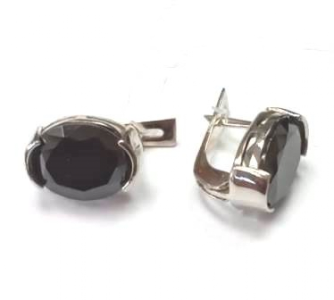 Серьги 2160н.шп (Ag 925) Серебряные грани, ювелирная компания