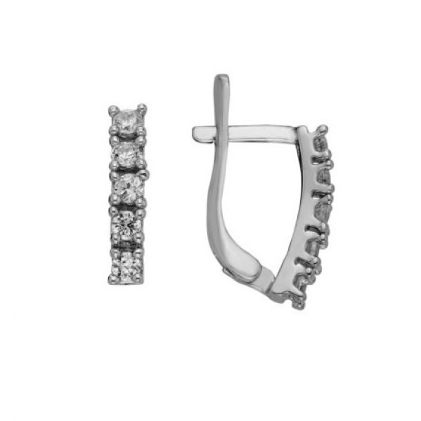 Серьги LLE 148 (Ag 925) Серебряные грани, ювелирная компания