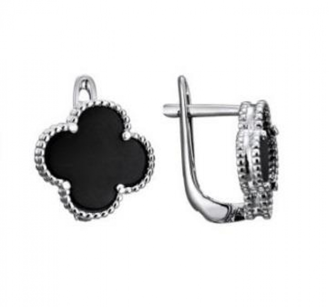 Серьги LLE 444 (Ag 925) Серебряные грани, ювелирная компания