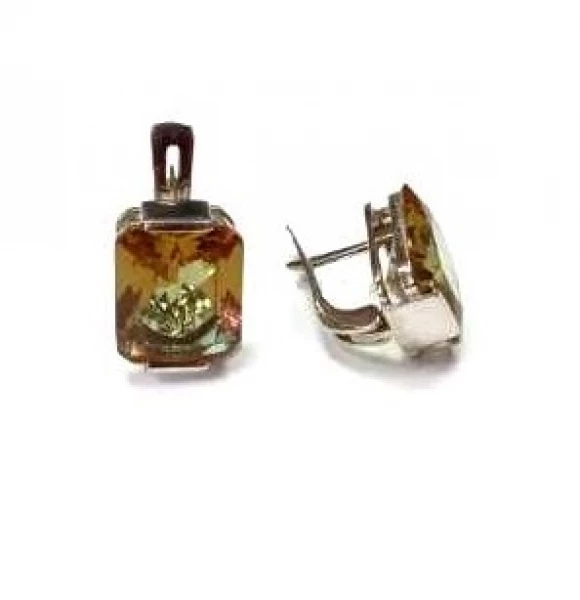 Серьги 2153юк.с (Ag 925) Серебряные грани, ювелирная компания