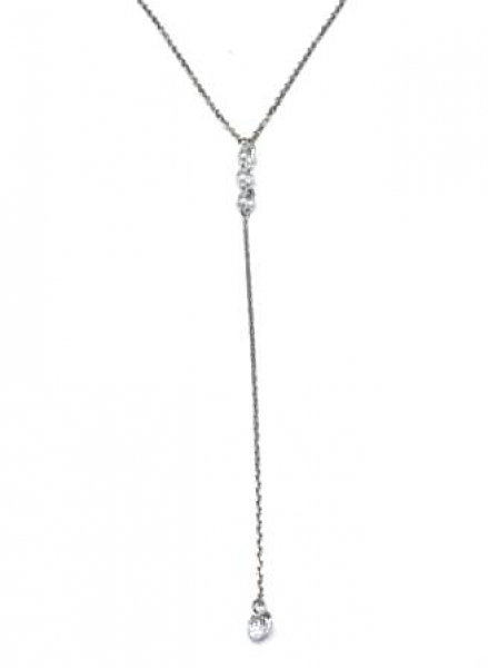 Колье 990245 (Ag 925) Серебряные грани, ювелирная компания