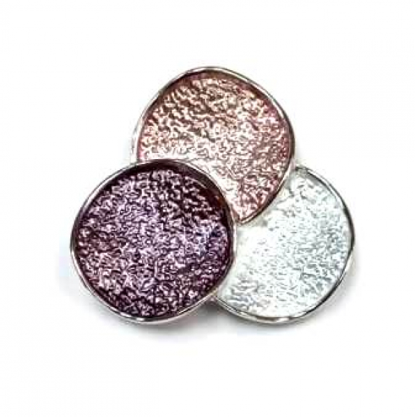 Брошь Магнит Геометрия 2 Серебряные грани, ювелирная компания