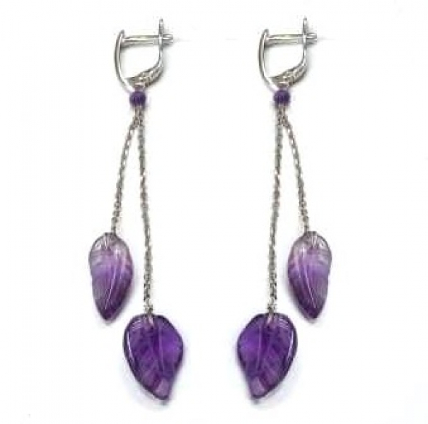 Серьги 232750-2ц-06 (Ag 925) Серебряные грани, ювелирная компания