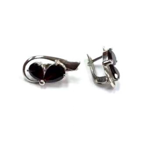 Серьги Г2059 (Ag 925) Серебряные грани, ювелирная компания