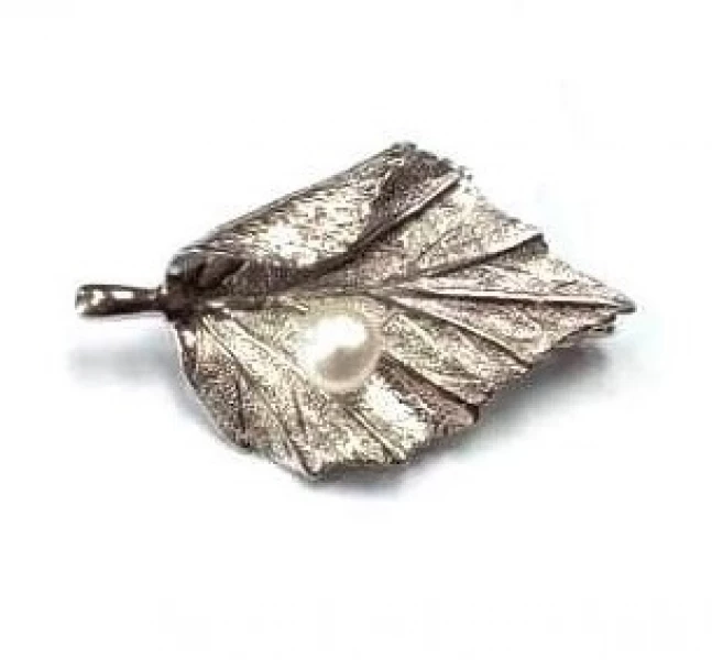 Брошь 880097 (Ag 925) Серебряные грани, ювелирная компания