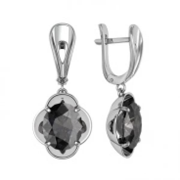 Серьги 301855-GH73 (Ag 925) Серебряные грани, ювелирная компания