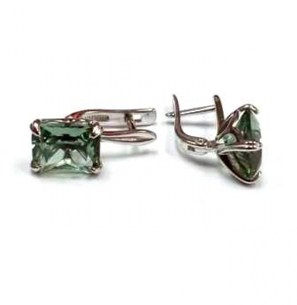 Серьги С-5198рс412 (Ag 925) Серебряные грани, ювелирная компания