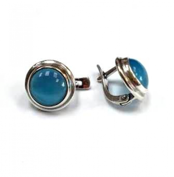 Серьги С-4030ок655 (Ag 925) Серебряные грани, ювелирная компания