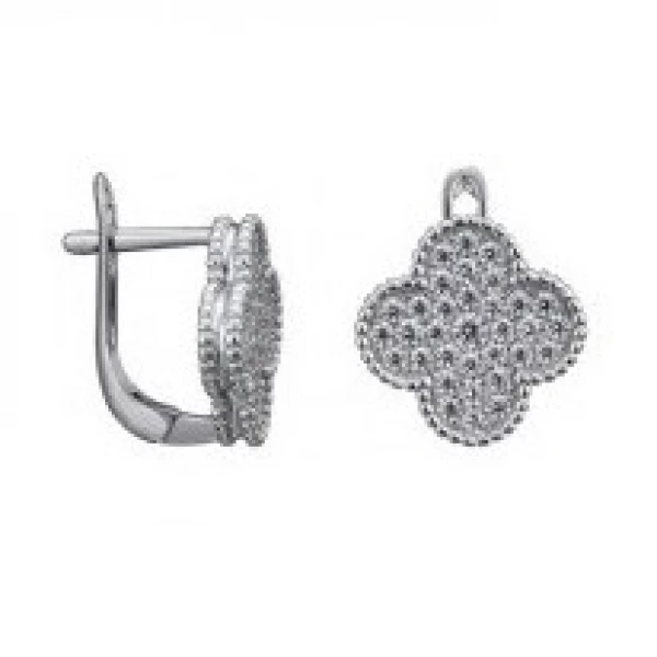 Серьги LLE 443 (Ag 925) Серебряные грани, ювелирная компания