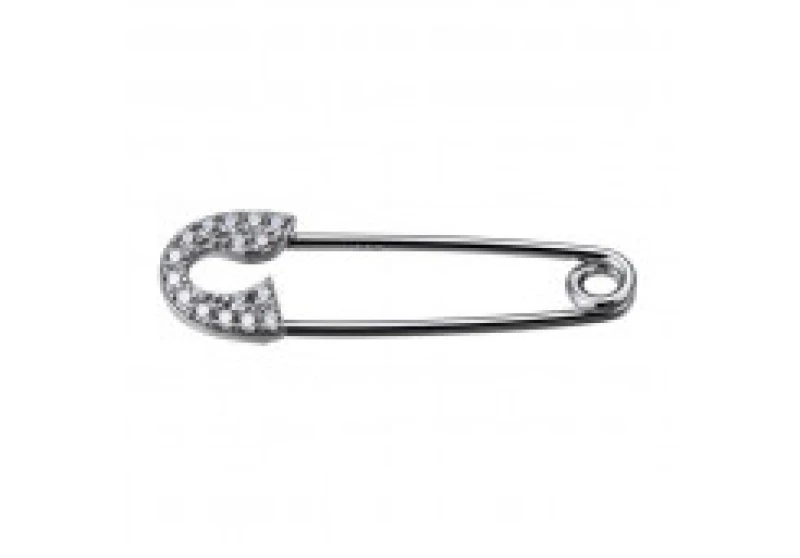 Брошь LLHP 40 (Ag 925) Серебряные грани, ювелирная компания