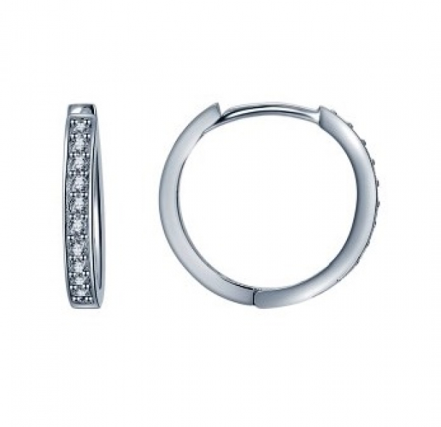 Серьги LLE 590 (Ag 925) Серебряные грани, ювелирная компания