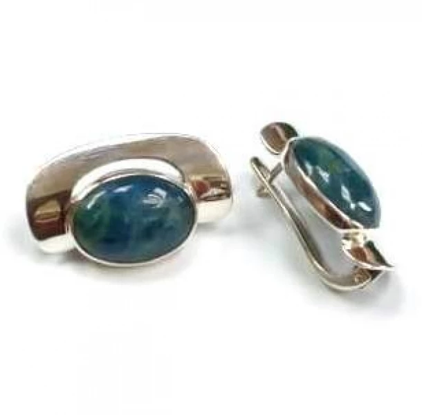 Серьги с10137Апт (Ag 925) Серебряные грани, ювелирная компания