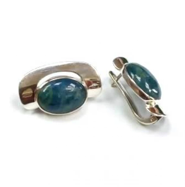 Серьги с10137Апт (Ag 925) Серебряные грани, ювелирная компания