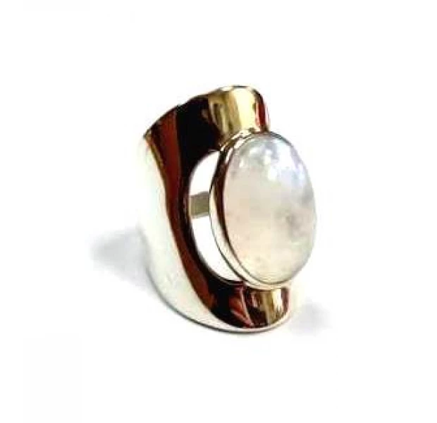 Кольцо к10137Лун (Ag 925) Серебряные грани, ювелирная компания