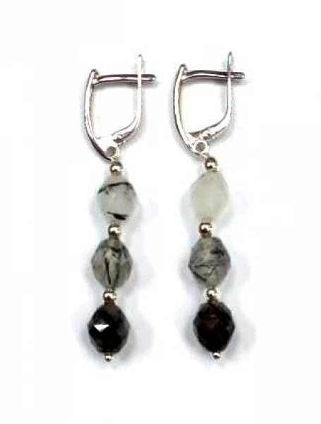 Серьги 232444.3-95.11 (Ag 925) Серебряные грани, ювелирная компания