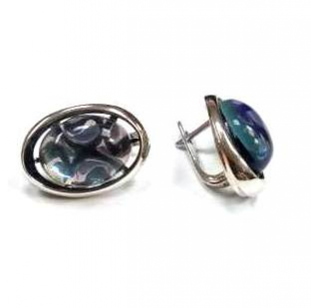 Серьги 232425-123 (Ag 925) Серебряные грани, ювелирная компания