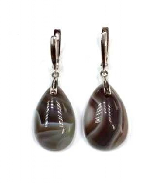 Серьги 232800.1-02-4 (Ag 925) Серебряные грани, ювелирная компания