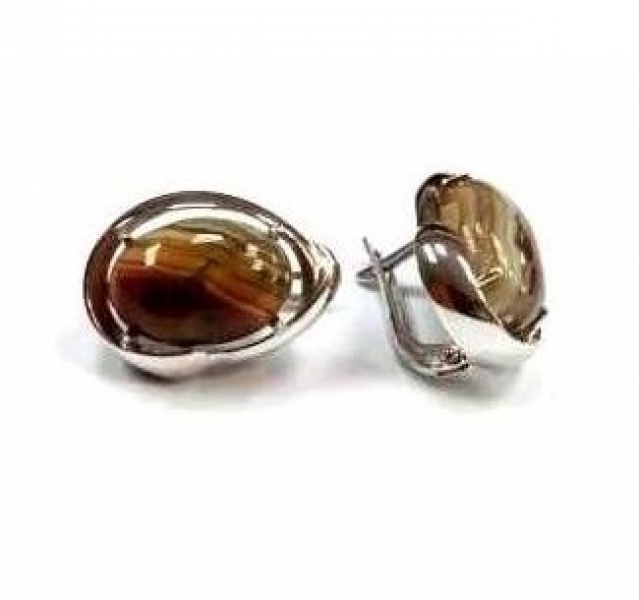 Серьги 232426-02 (Ag 925) Серебряные грани, ювелирная компания