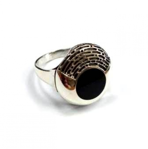 Кольцо 4134кОб (Ag 925) Серебряные грани, ювелирная компания