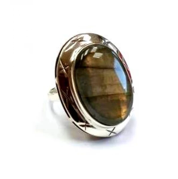 Кольцо к1300Лабр (Ag 925) Серебряные грани, ювелирная компания