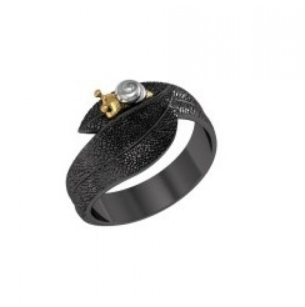 Кольцо 297531 (Ag 925) Серебряные грани, ювелирная компания