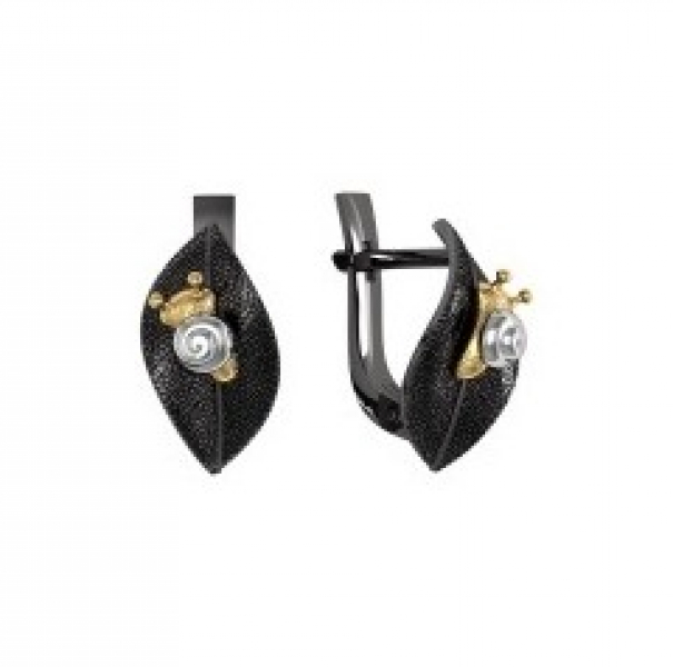 Серьги 397531 (Ag 925) Серебряные грани, ювелирная компания