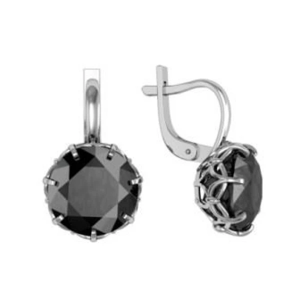 Серьги 301365-GH73 (Ag 925) Серебряные грани, ювелирная компания