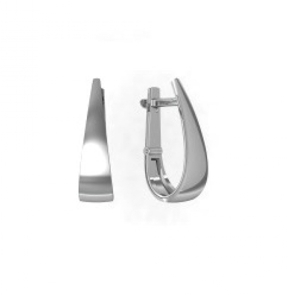 Серьги 391935 (Ag 925) Серебряные грани, ювелирная компания