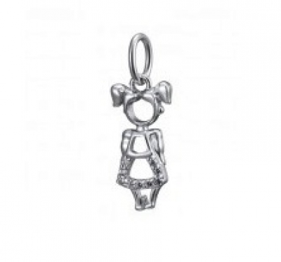 Подвеска LLP 497 (Ag 925) Серебряные грани, ювелирная компания