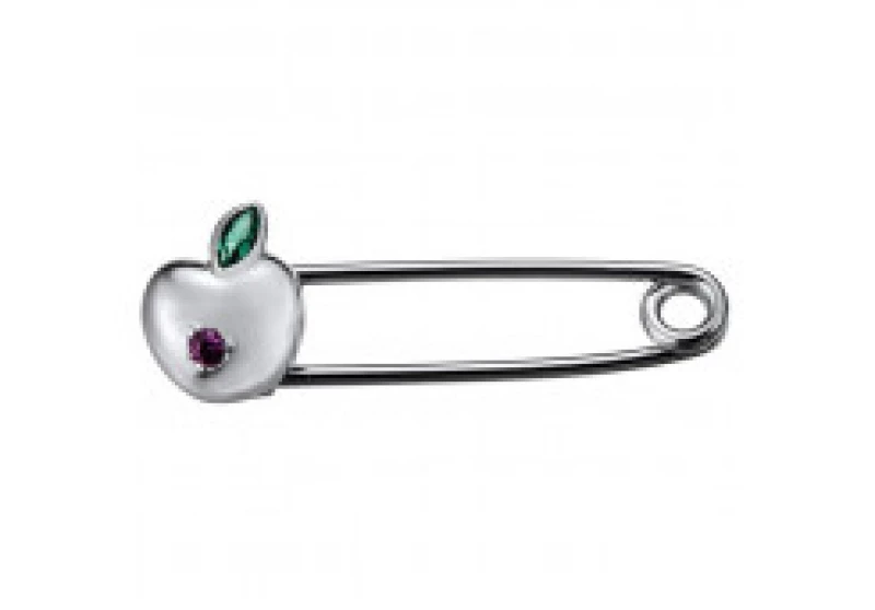 Брошь LLHP 32 (Ag 925) Серебряные грани, ювелирная компания