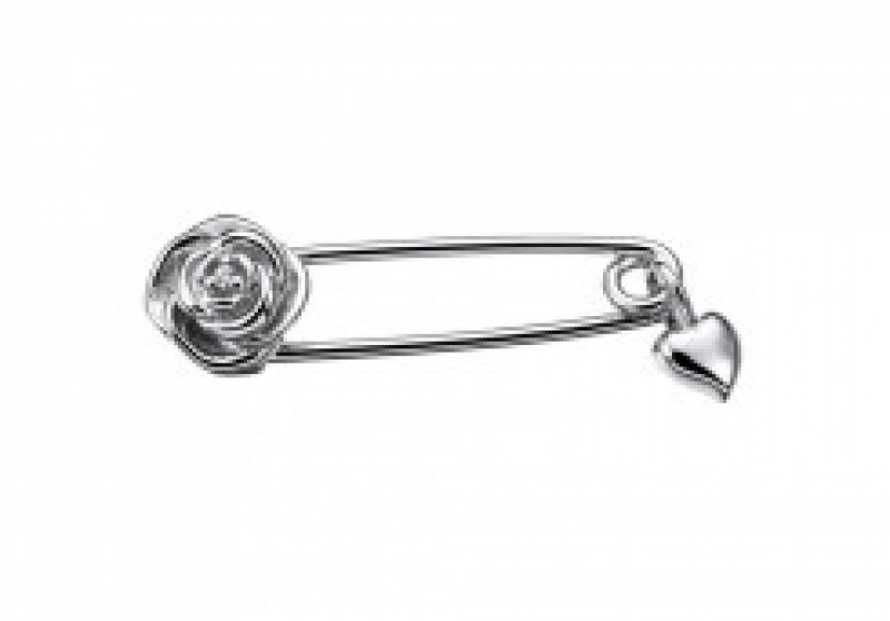 Брошь LLHP 36 (Ag 925) Серебряные грани, ювелирная компания