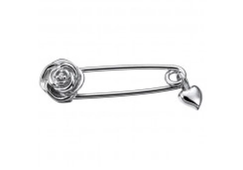 Брошь LLHP 36 (Ag 925) Серебряные грани, ювелирная компания