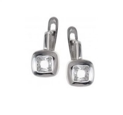 Серьги LLE 282 (Ag 925) Серебряные грани, ювелирная компания