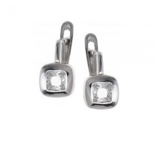 Серьги LLE 282 (Ag 925) Серебряные грани, ювелирная компания