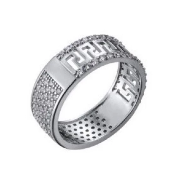 Кольцо LLR 362 (Ag 925) Серебряные грани, ювелирная компания