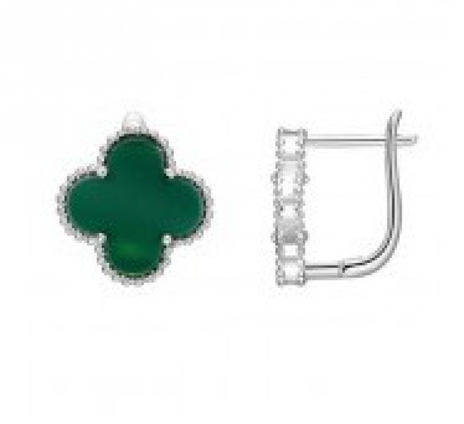 Серьги MVE 2-17 (Ag 925) Серебряные грани, ювелирная компания