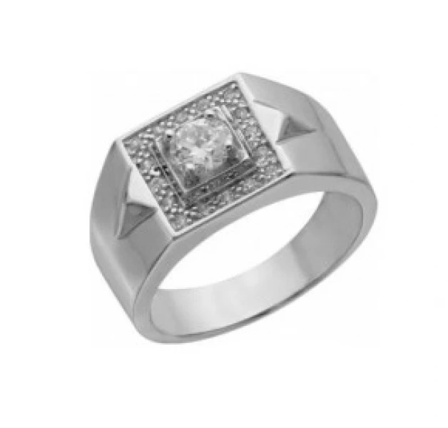 Кольцо LLR 179 (Ag 925) Серебряные грани, ювелирная компания