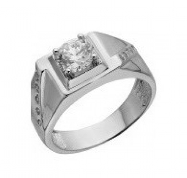 Кольцо LLR 181 (Ag 925) Серебряные грани, ювелирная компания