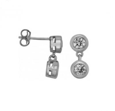 Серьги LLE 218 (Ag 925) Серебряные грани, ювелирная компания