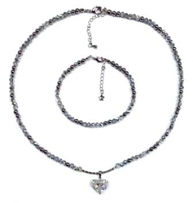 Гарнитур НАВ-Гр-002 Серебряные грани, ювелирная компания