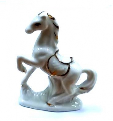 Сувенир Фарфор Лошадка 1 Серебряные грани, ювелирная компания