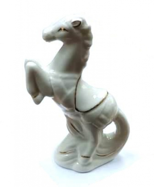 Сувенир Фарфор Лошадка 4 Серебряные грани, ювелирная компания