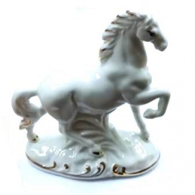 Сувенир Фарфор Лошадка 5 Серебряные грани, ювелирная компания