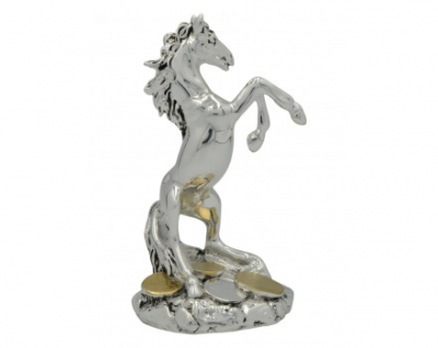 Сувенир 15014 Лошадь на монетах Серебряные грани, ювелирная компания